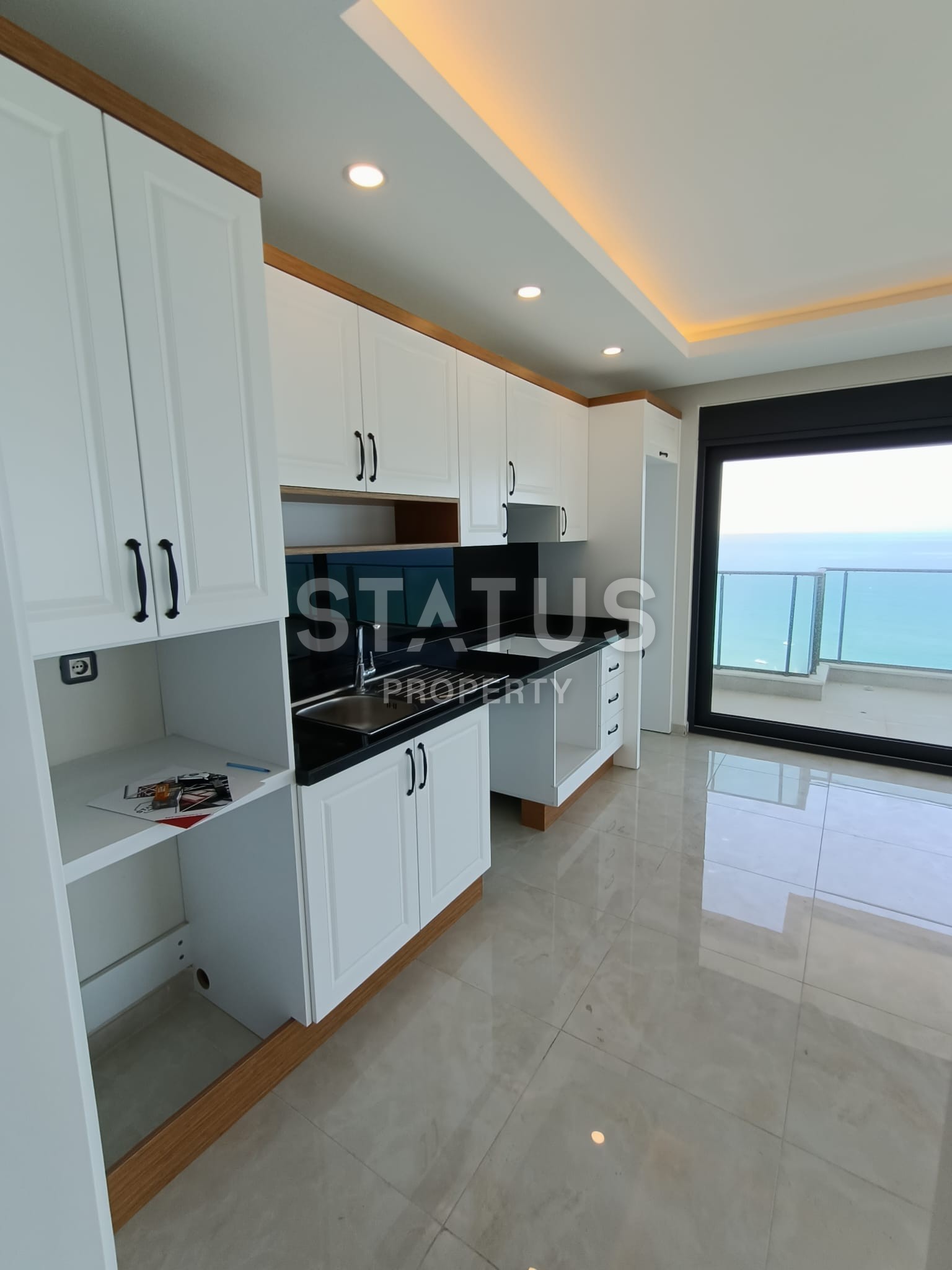 1+1 Sea view in Kargicak, 75m2 фото 12