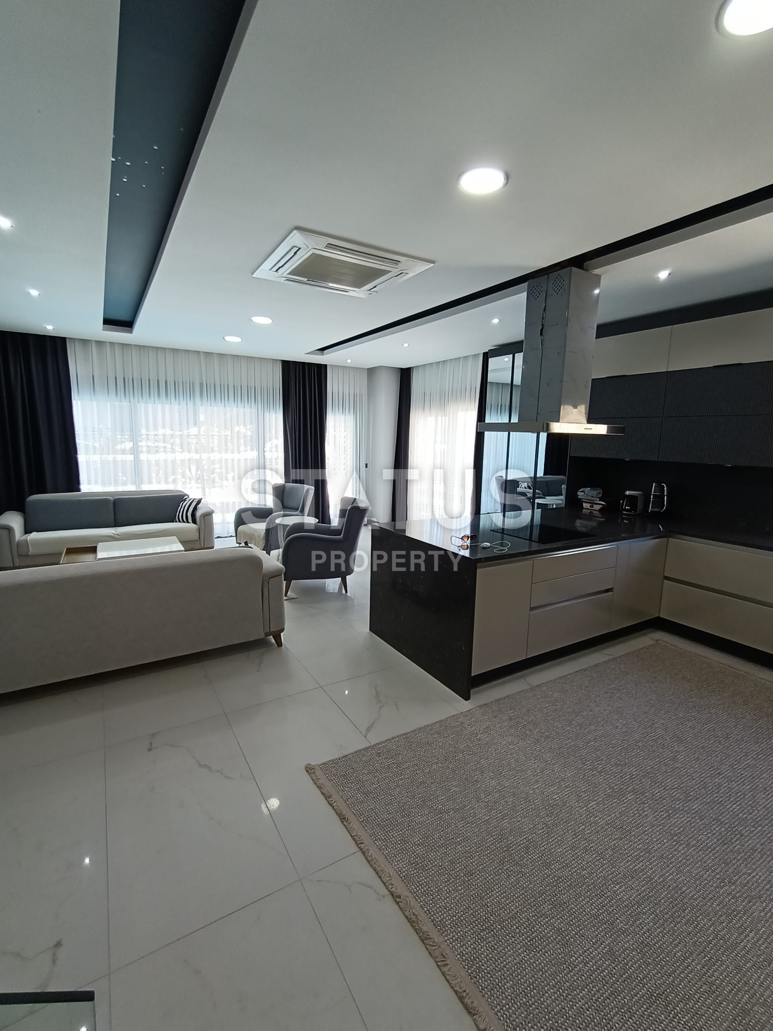 Отдельная  меблированная вилла 4+1 в Авсалларе, 245 м2 фото 34