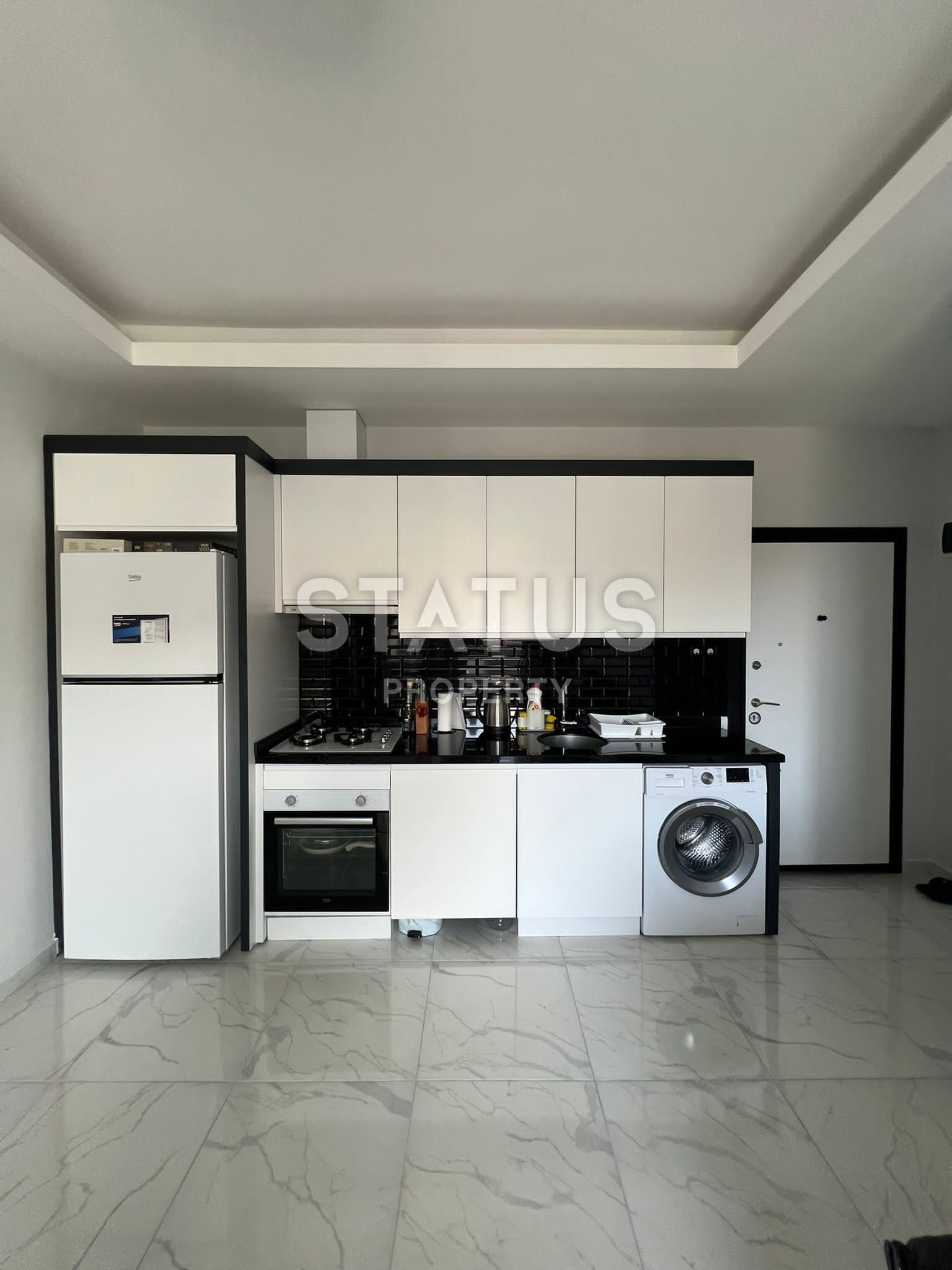 Уютная квартира 1+1 с видом на море в открытом районе, 45м2 фото 5