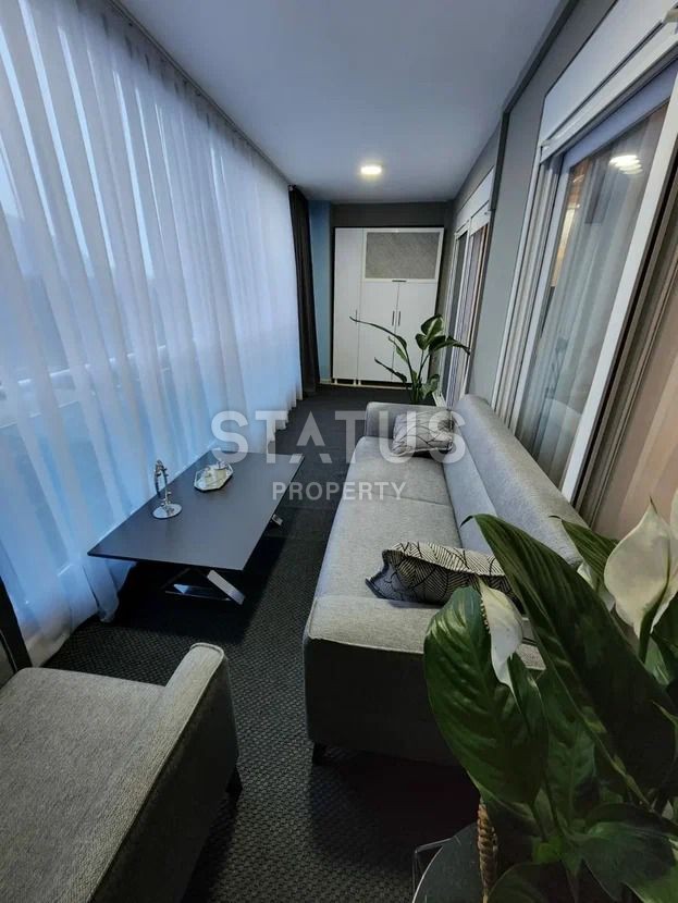 Luxurious furnished duplex 2+1 in the open area of Oba, in a complex with full infrastructure, 120m2 фото 4