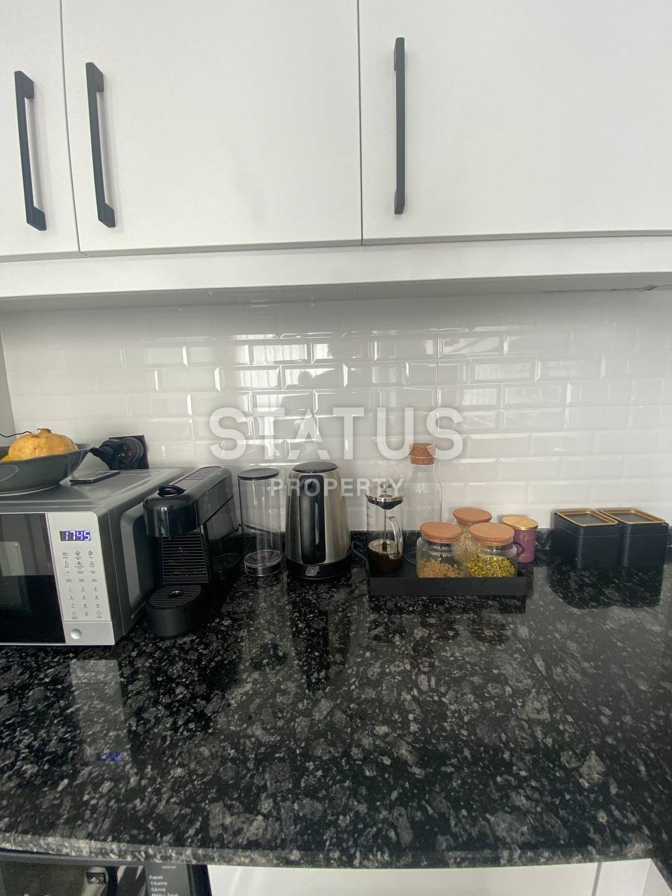 Стильная двухкомнатная квартира в Авсалларе, 42 м2 фото 8