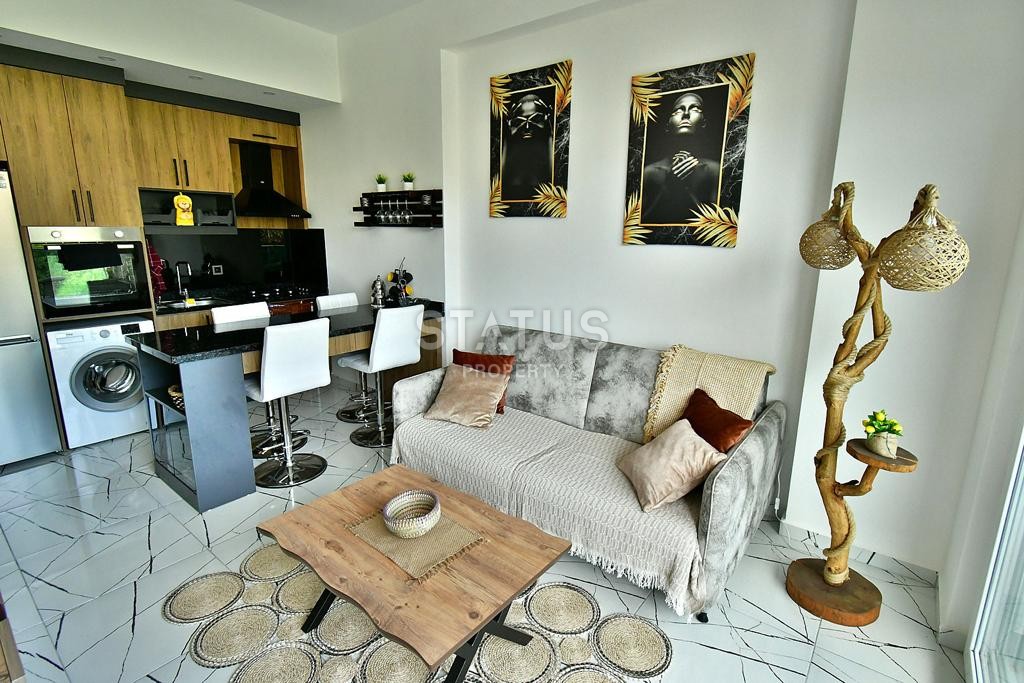 Стильная квартира 1+1 в хорошем комплексе с захватывающими видами на горы, 50м2 фото 8