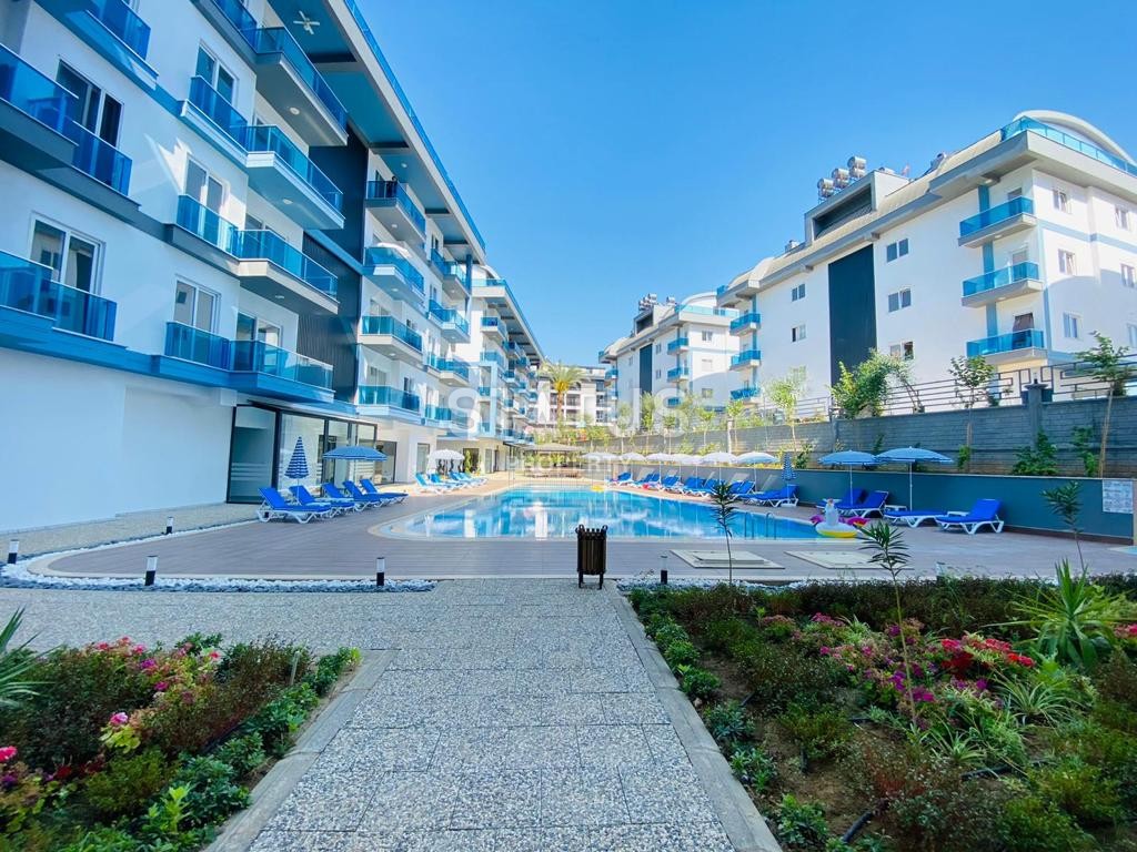 Стильная квартира 1+1 в хорошем комплексе с захватывающими видами на горы, 50м2 фото 35