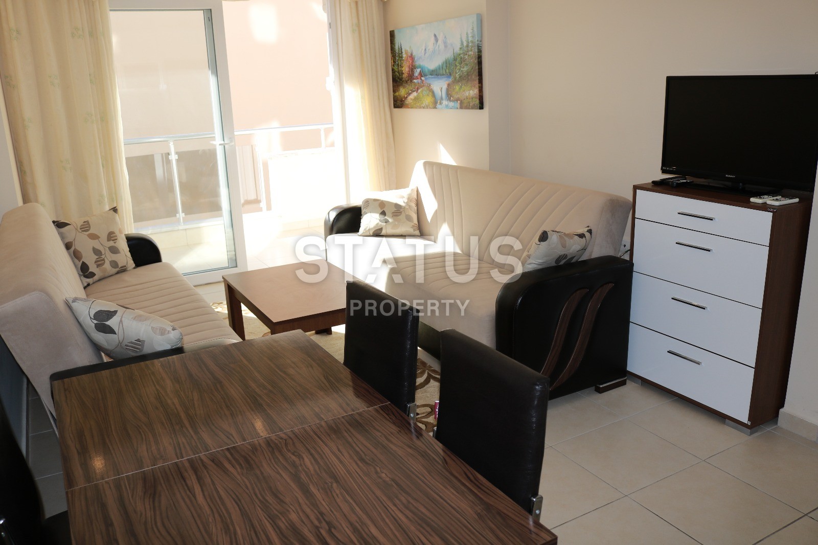 Недорогая меблированная двухкомнатная квартира в Махмутларе, 65 м2 фото 9