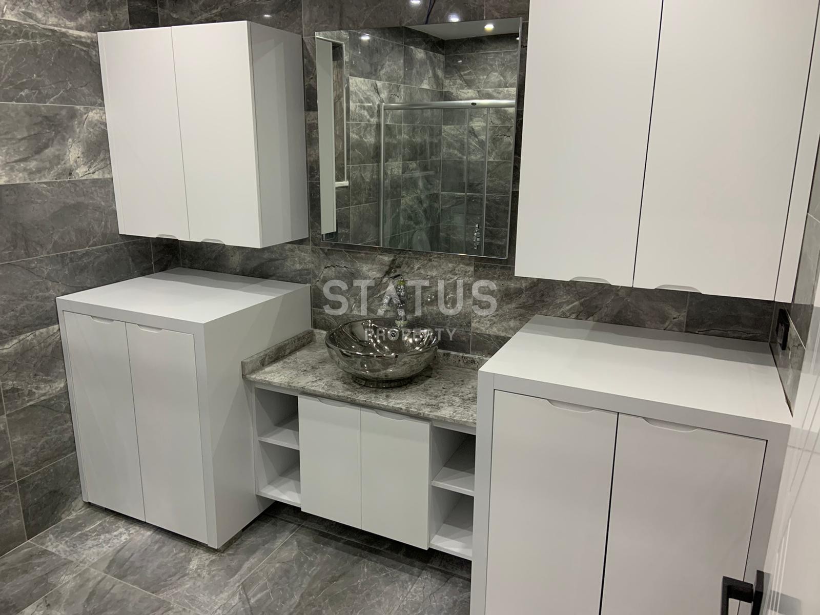 Three-storey villa 5+1 in a complex of villas on the first coastline in Kargicak, 350m2 фото 23