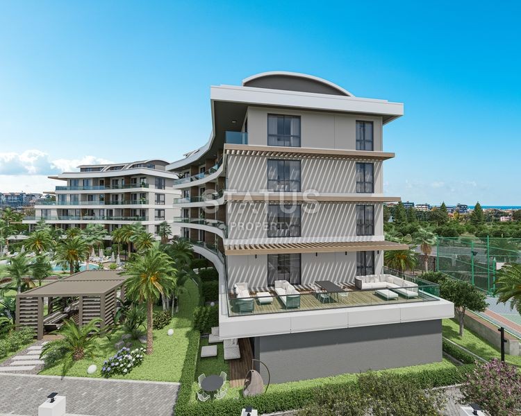 Изысканный  проект с полной инфраструктурой в районе Оба на стадии строительства, 66м2 фото 8