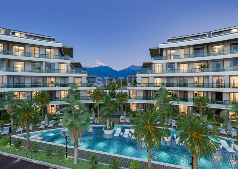 Изысканный  проект с полной инфраструктурой в районе Оба на стадии строительства, 66м2 фото 30