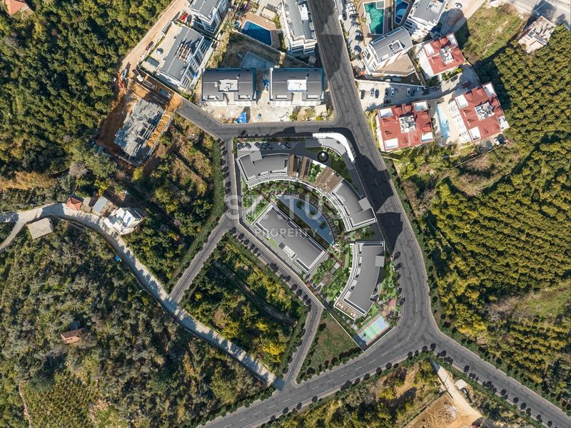 Изысканный  проект с полной инфраструктурой в районе Оба на стадии строительства, 66м2 фото 31