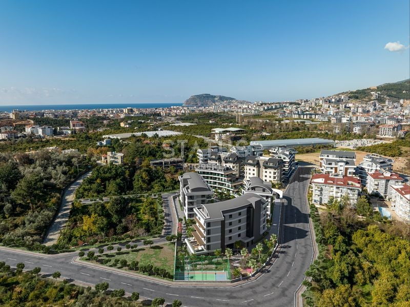 Изысканный  проект с полной инфраструктурой в районе Оба на стадии строительства, 66м2 фото 34