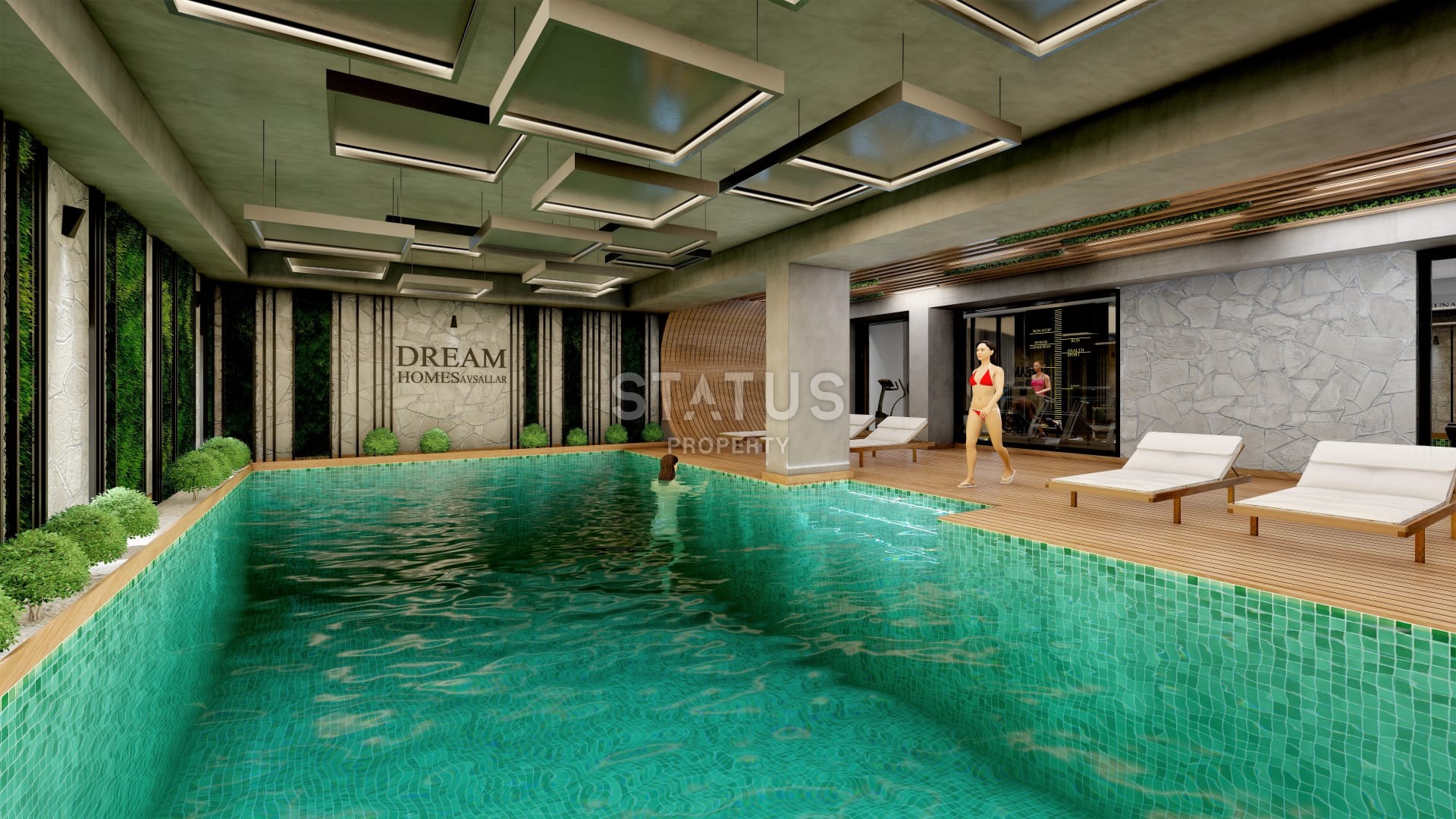 Квартира в новом комплексе в Авсалларе, 56м2 фото 12