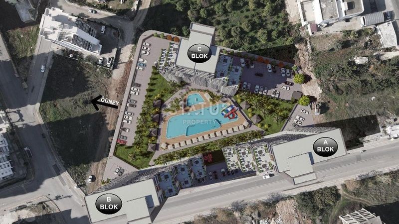 Новый проект на стадии строительства в городе Мерсин, 65-100 м2 фото 6