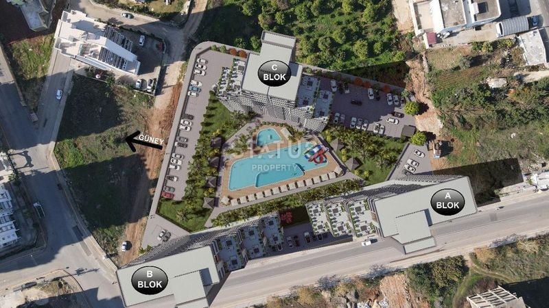 Новый проект на стадии строительства в городе Мерсин, 65-100 м2 фото 19