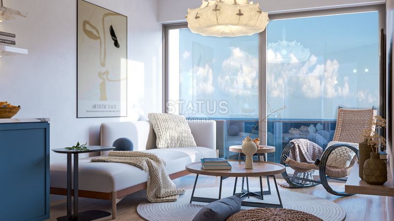 Красивый проект на первой береговой линии в Эрдемли, 64-97 м2 фото 5