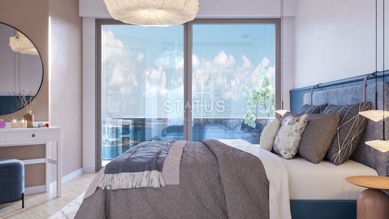 Красивый проект на первой береговой линии в Эрдемли, 64-97 м2 фото 10