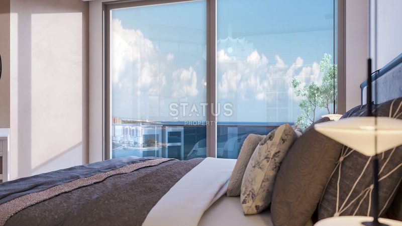 Красивый проект на первой береговой линии в Эрдемли, 64-97 м2 фото 11