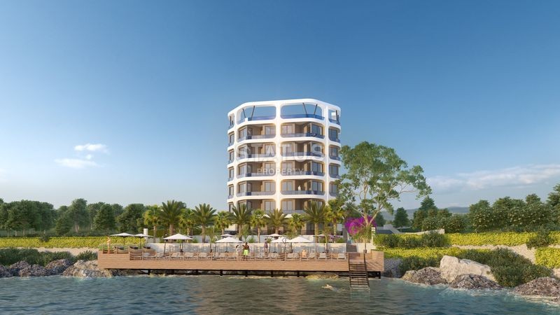 Красивый проект на первой береговой линии в Эрдемли, 64-97 м2 фото 12