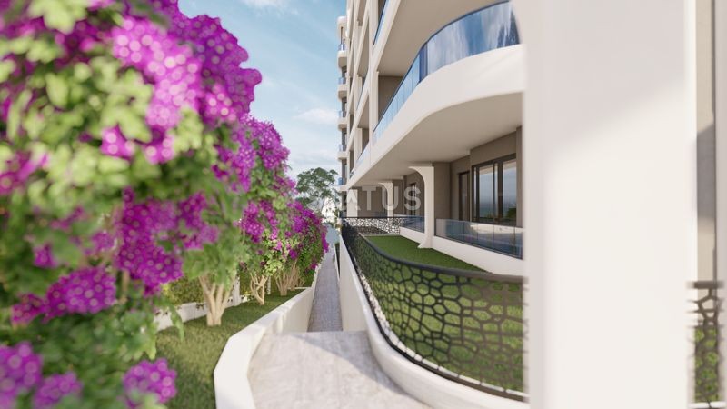 Красивый проект на первой береговой линии в Эрдемли, 64-97 м2 фото 13