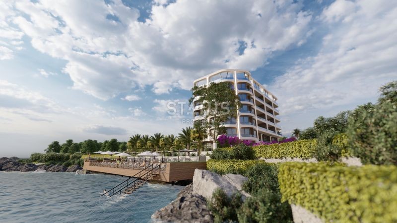 Красивый проект на первой береговой линии в Эрдемли, 64-97 м2 фото 17