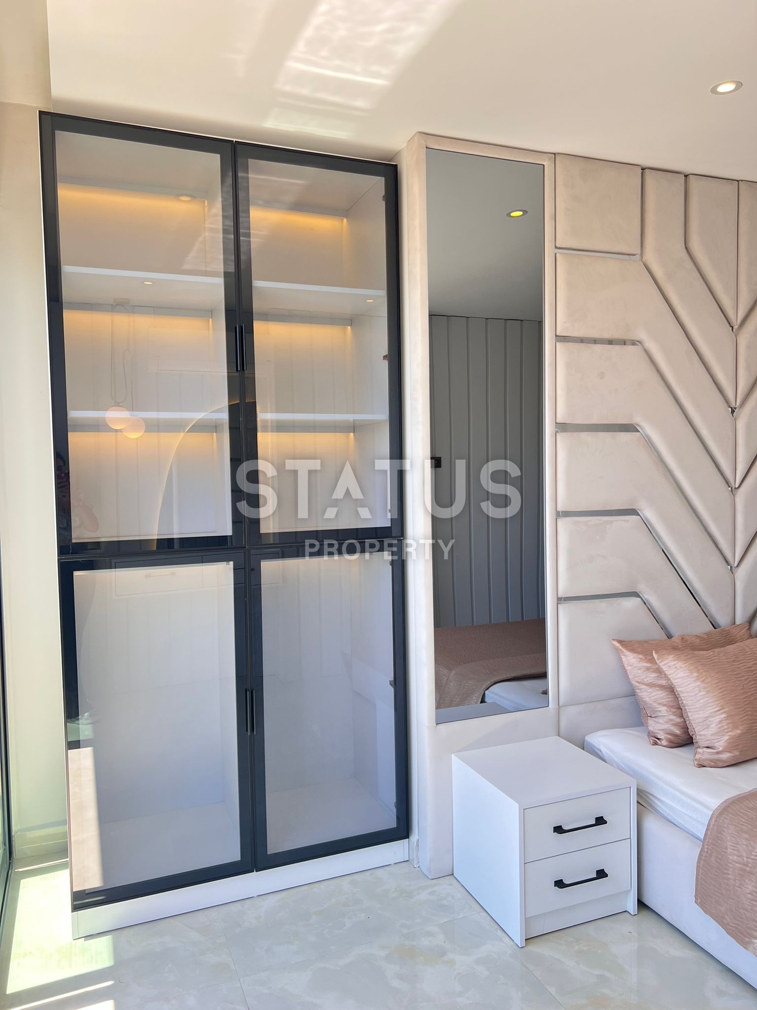 Люкс апартаменты 2+1 на первой береговой линии в Махмутларе, 95м2 фото 3