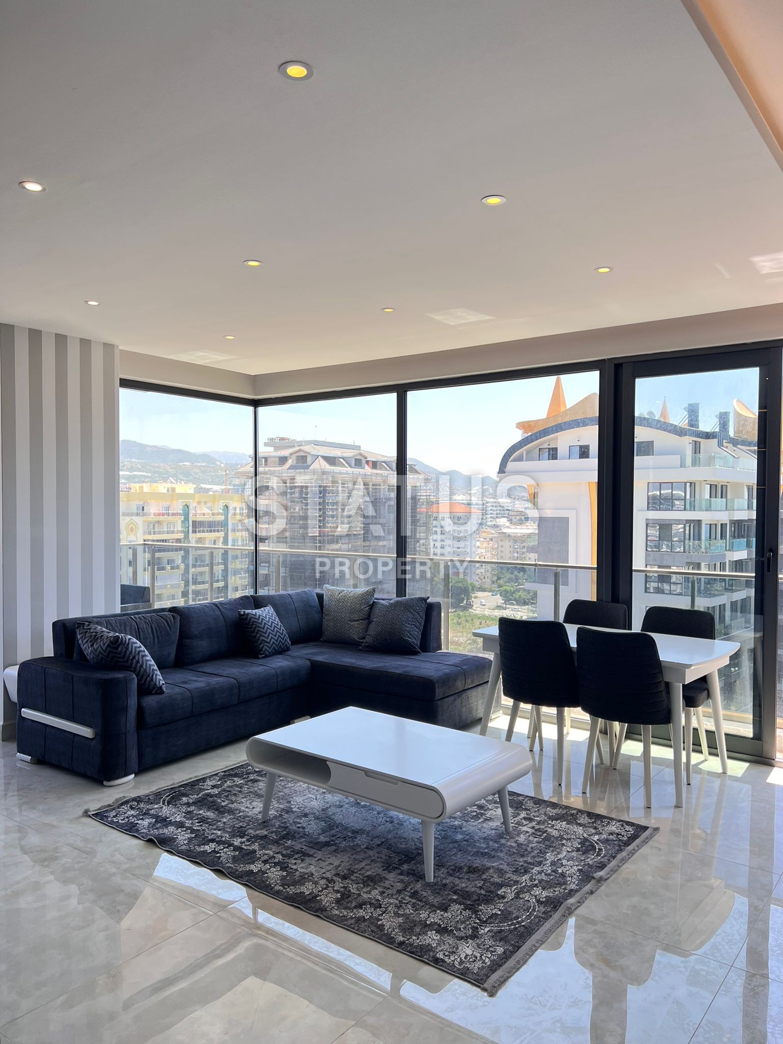 Люкс апартаменты 2+1 на первой береговой линии в Махмутларе, 95м2 фото 5