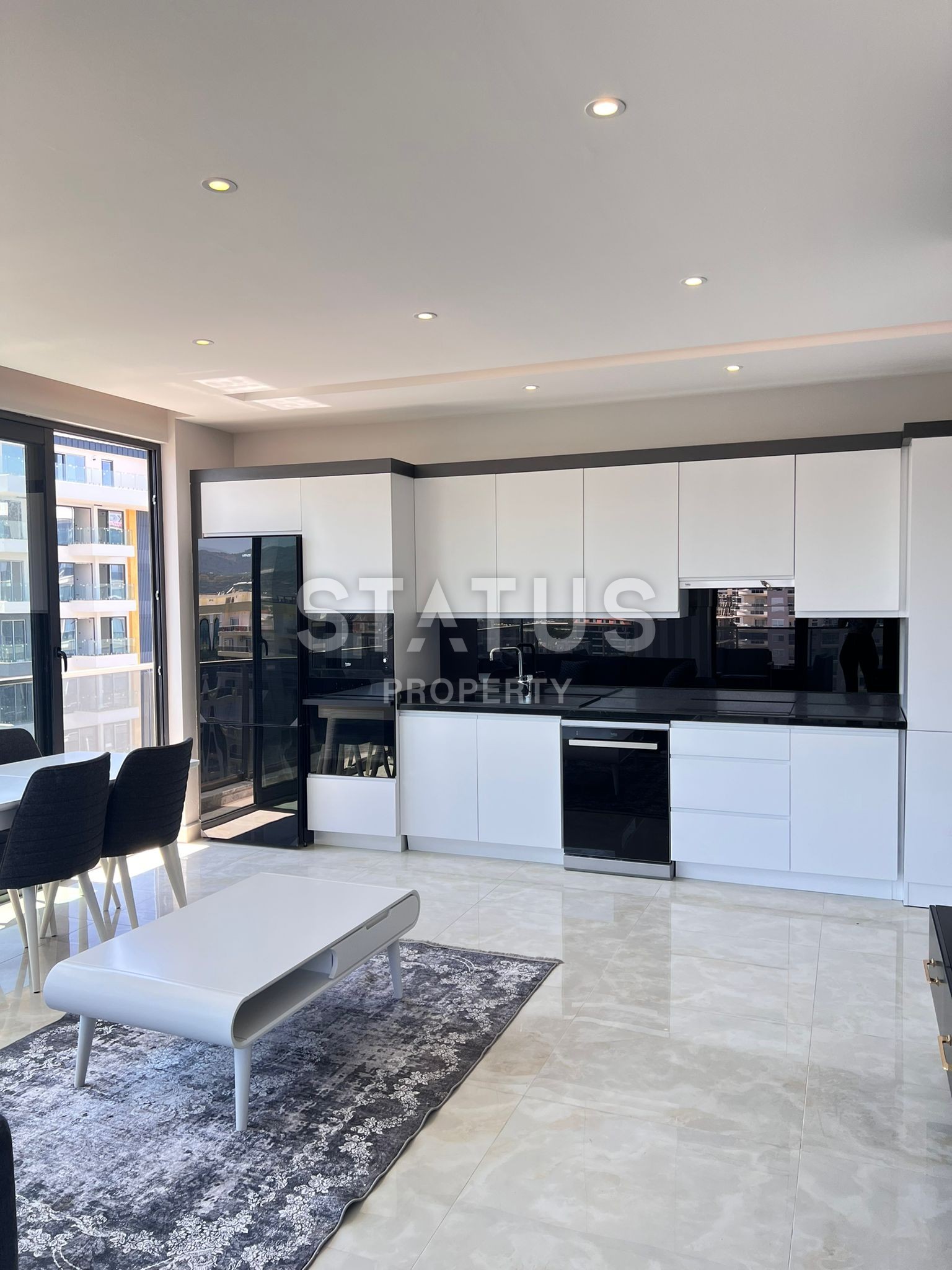 Люкс апартаменты 2+1 на первой береговой линии в Махмутларе, 95м2 фото 6