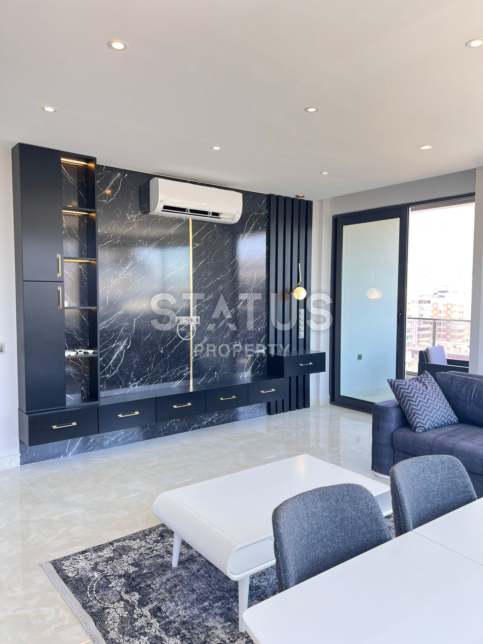 Люкс апартаменты 2+1 на первой береговой линии в Махмутларе, 95м2 фото 8