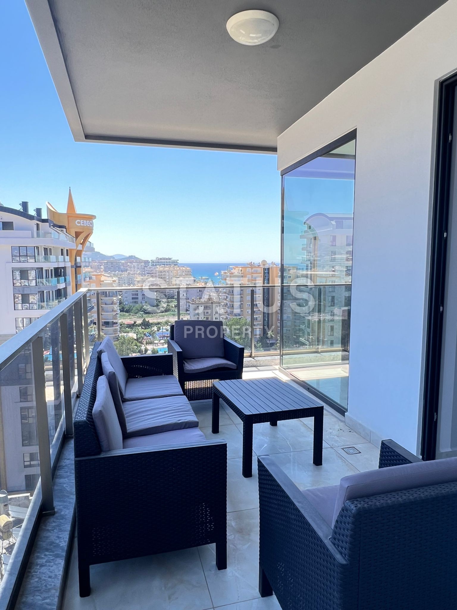 Люкс апартаменты 2+1 на первой береговой линии в Махмутларе, 95м2 фото 12