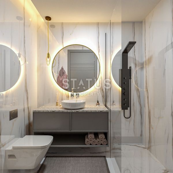 Масштабный проект в 200 м от моря в г. Мерсин, 70-94 м2 фото 13