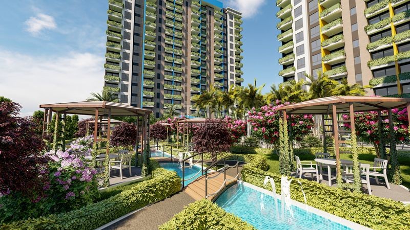 Масштабный проект в 200 м от моря в г. Мерсин, 70-94 м2 фото 27