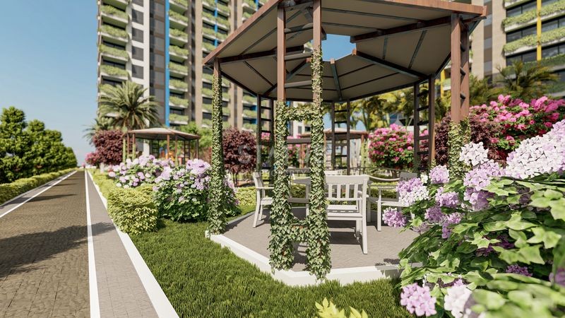 Масштабный проект в 200 м от моря в г. Мерсин, 70-94 м2 фото 31