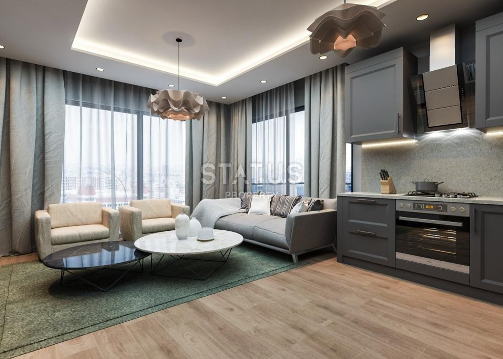 New complex at the final stage of construction in Mersin, 67m2-70m2 фото 3