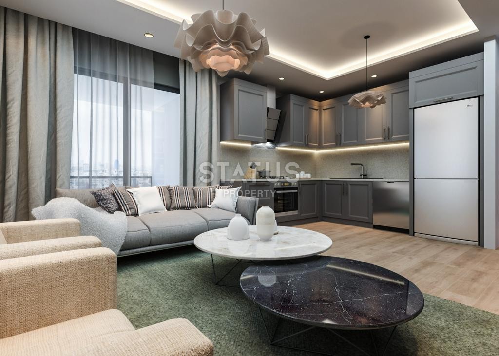 New complex at the final stage of construction in Mersin, 67m2-70m2 фото 4