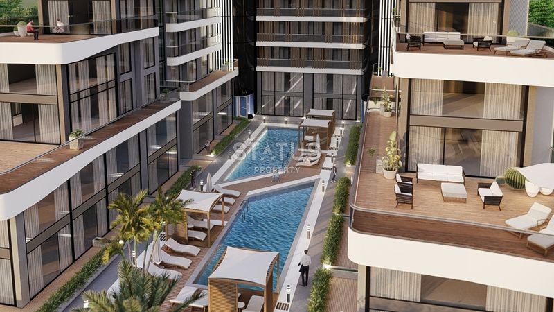 Новый комплекс в новом быстроразвивающемся районе Анталии, 43м2-185м2 фото 12