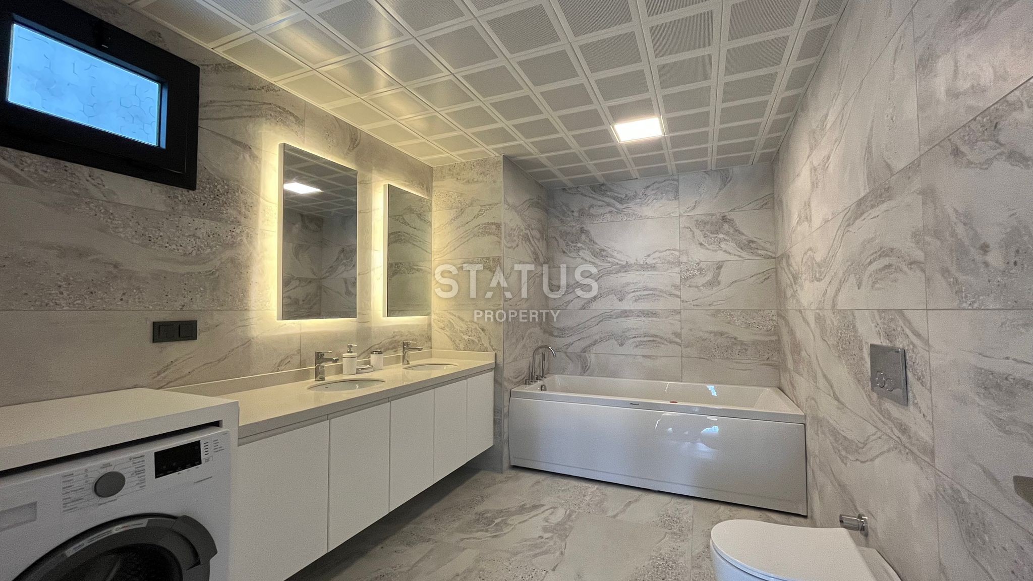 Шикарные апартаменты 2+1 с видом на море на первой линии в Махмутларе, 124м2 фото 15