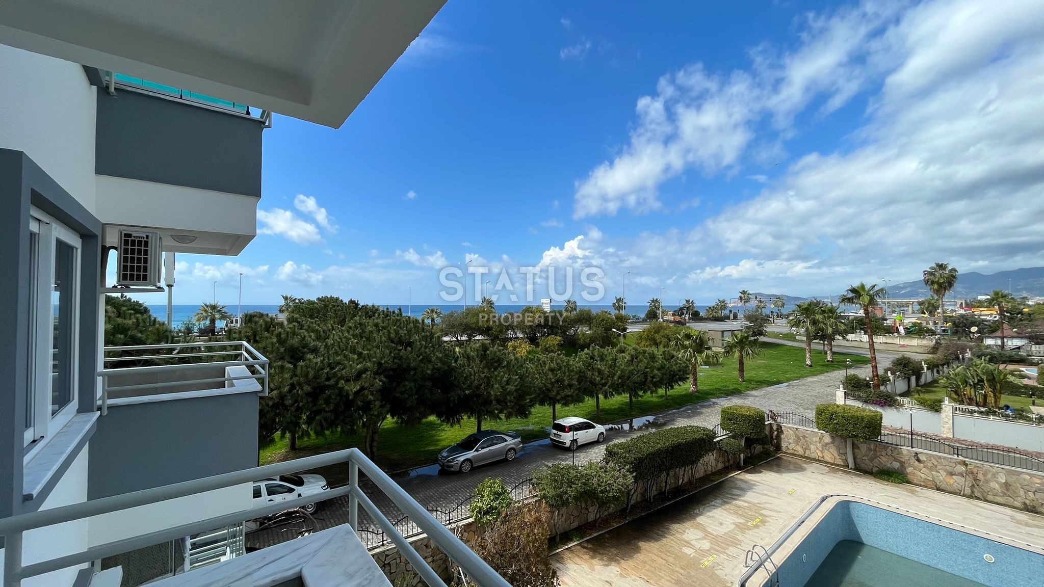 Шикарные апартаменты 2+1 с видом на море на первой линии в Махмутларе, 124м2 фото 17