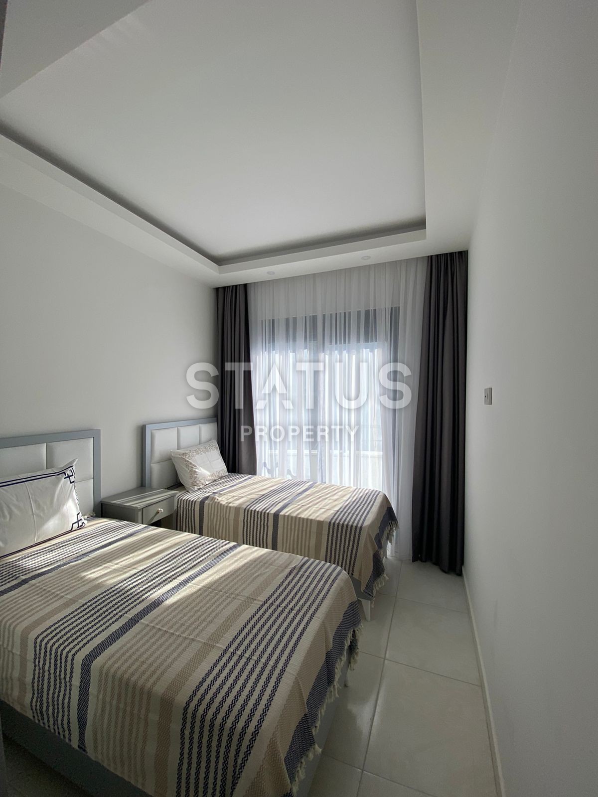 Светлая квартира 1+1 в шикарном новом комплексе в Махмутларе. фото 7