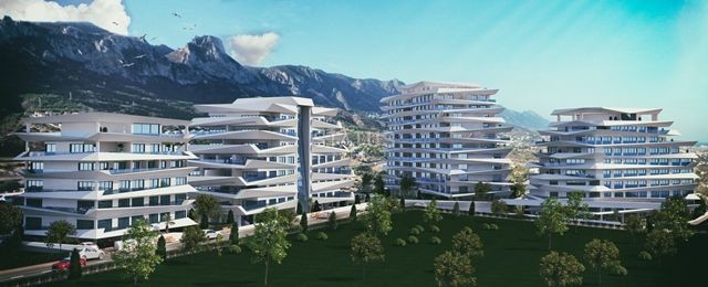 Элитные 3-комнатные апартаменты 113 м2 в центре Кирении фото 1
