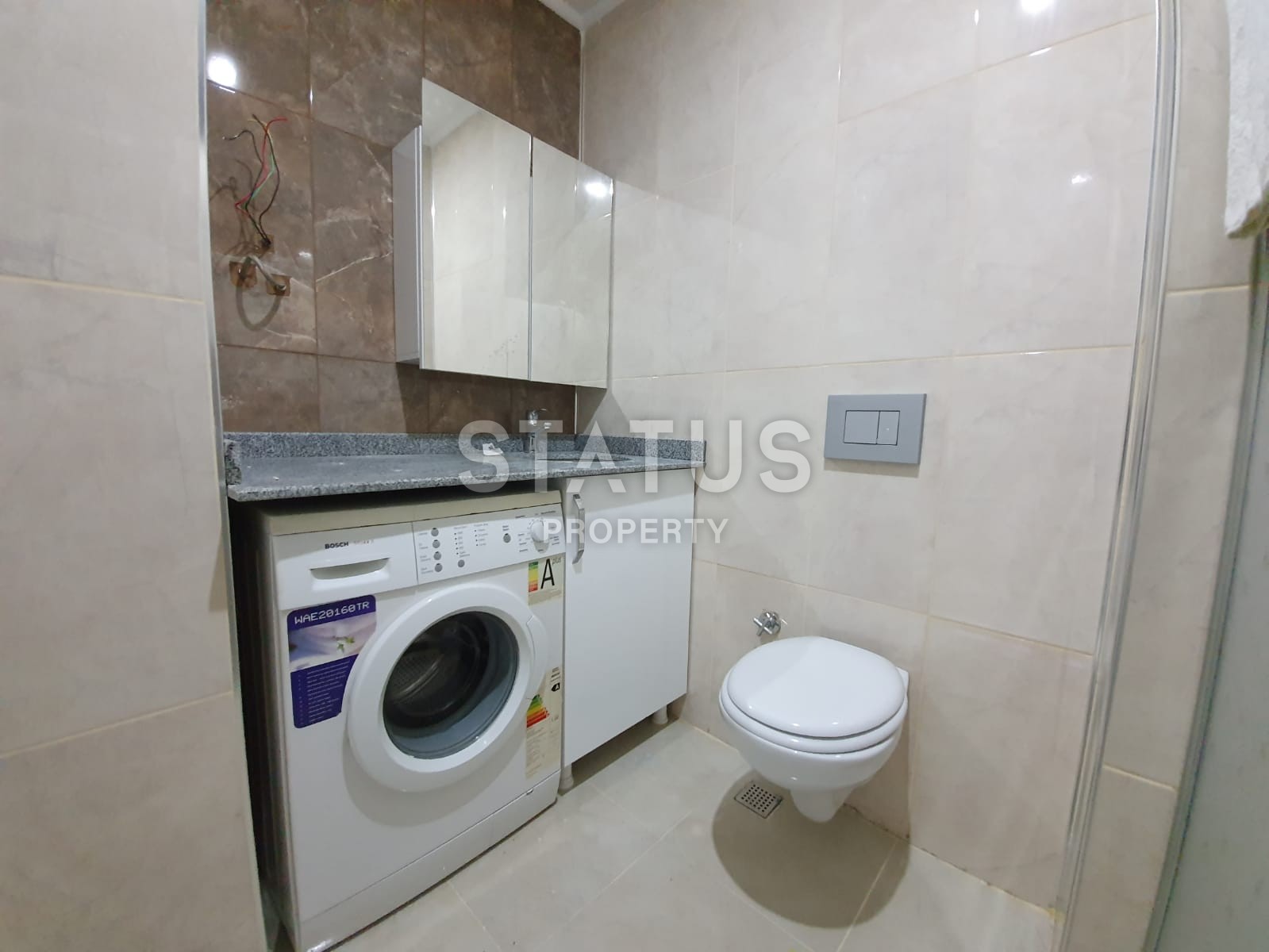 Новая квартира с мебелью 1+1 в комплексе с бассейном, Махмутлар,68 м2 фото 20