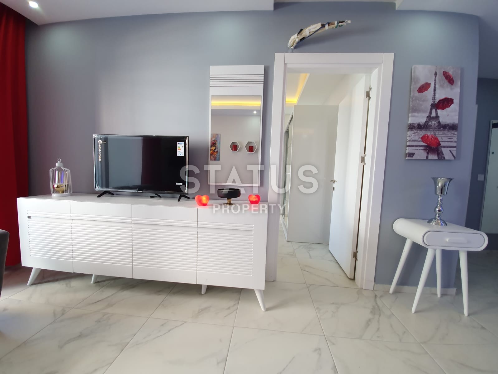 Новая квартира с мебелью 1+1 в комплексе с бассейном, Махмутлар,68 м2 фото 25