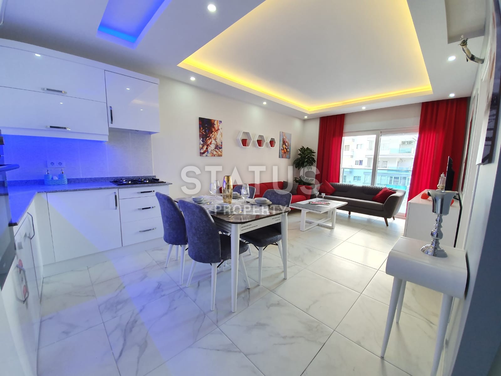 Новая квартира с мебелью 1+1 в комплексе с бассейном, Махмутлар,68 м2 фото 27