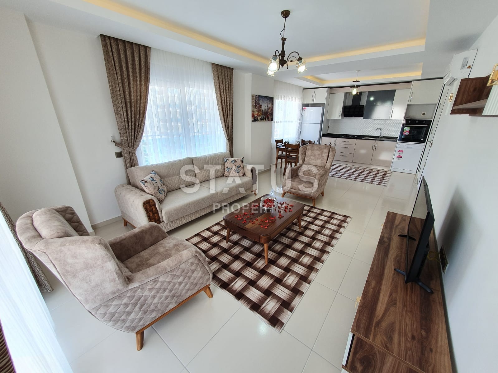 Отличная меблированная квартира 1+1 в Махмутаре, 78 м2 фото 10