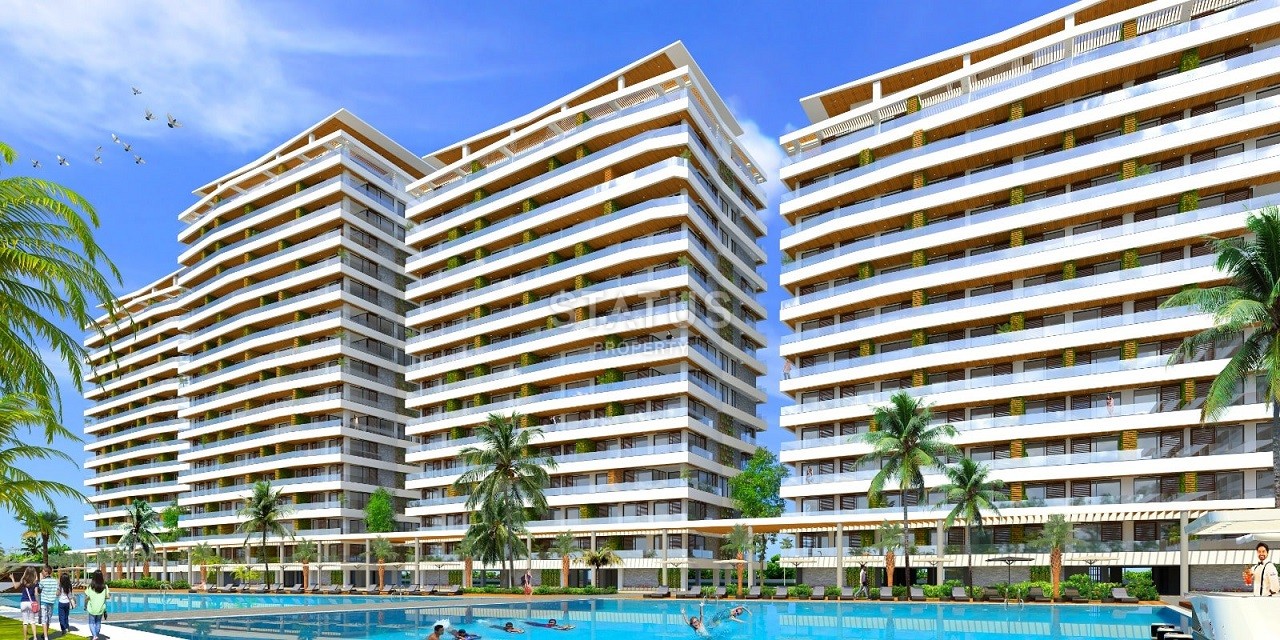 2-room apartment 56 m? 600 meters from the beach "Long Beach" фото 34