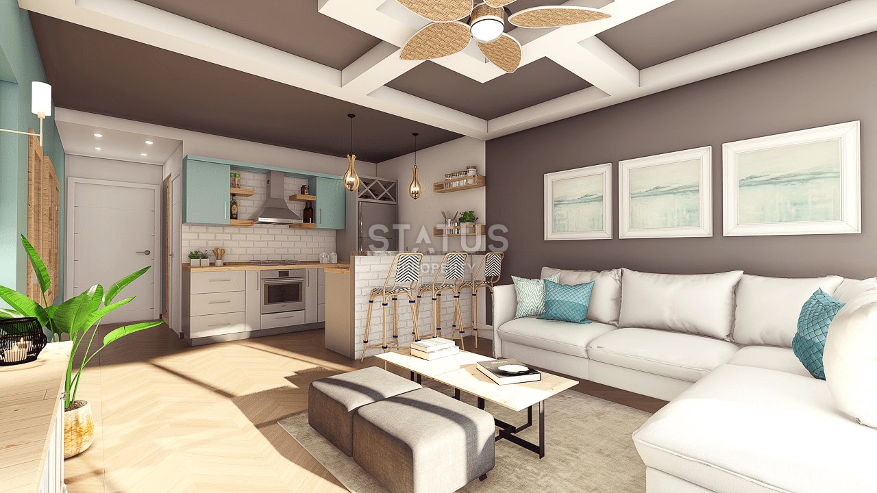 1-комнатные апартаменты 48м2 в 700 метрах от пляжа Лонг бич фото 38