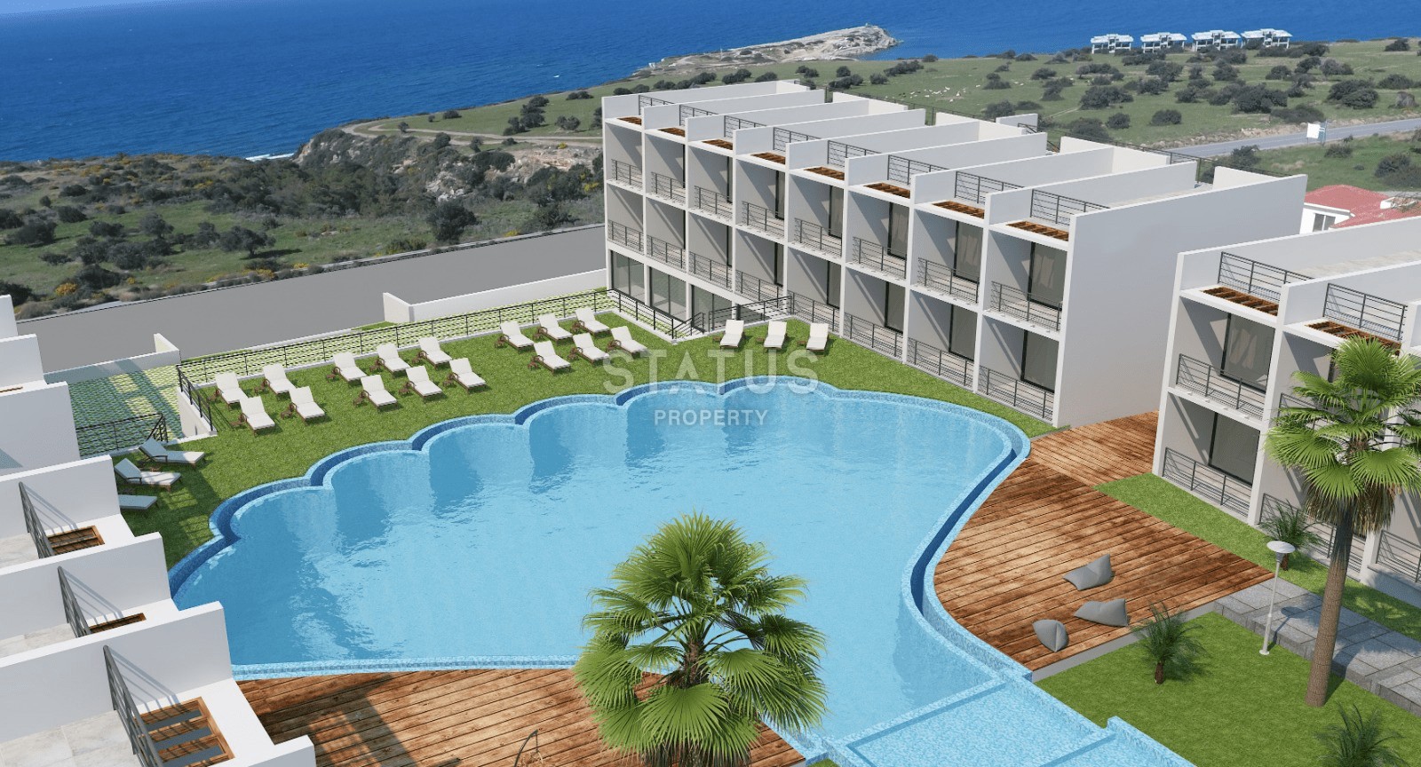 Готовая студия  в 5 минутах от пляжа, 43м2 фото 12