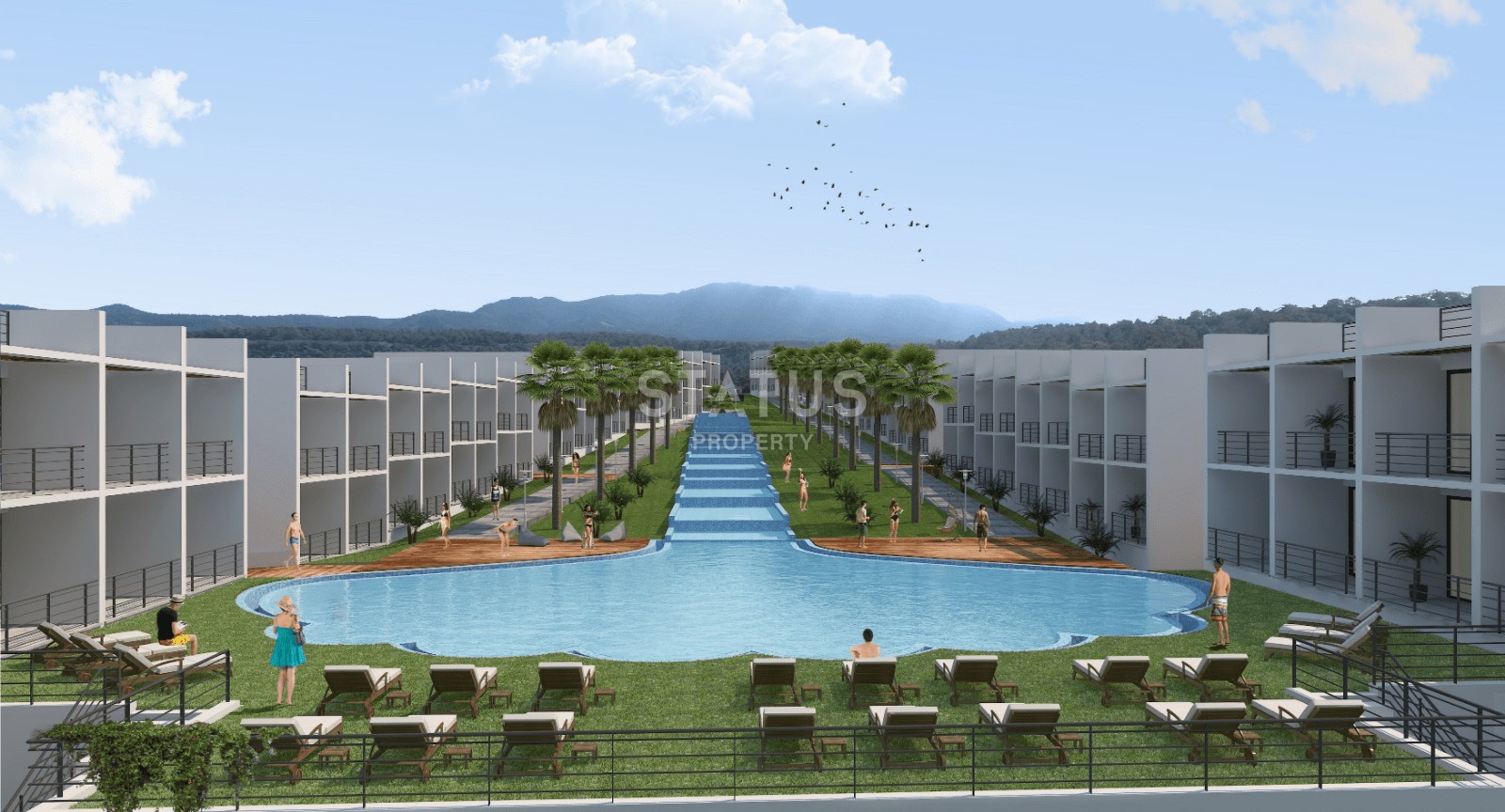 Готовая студия  в 5 минутах от пляжа, 43м2 фото 15