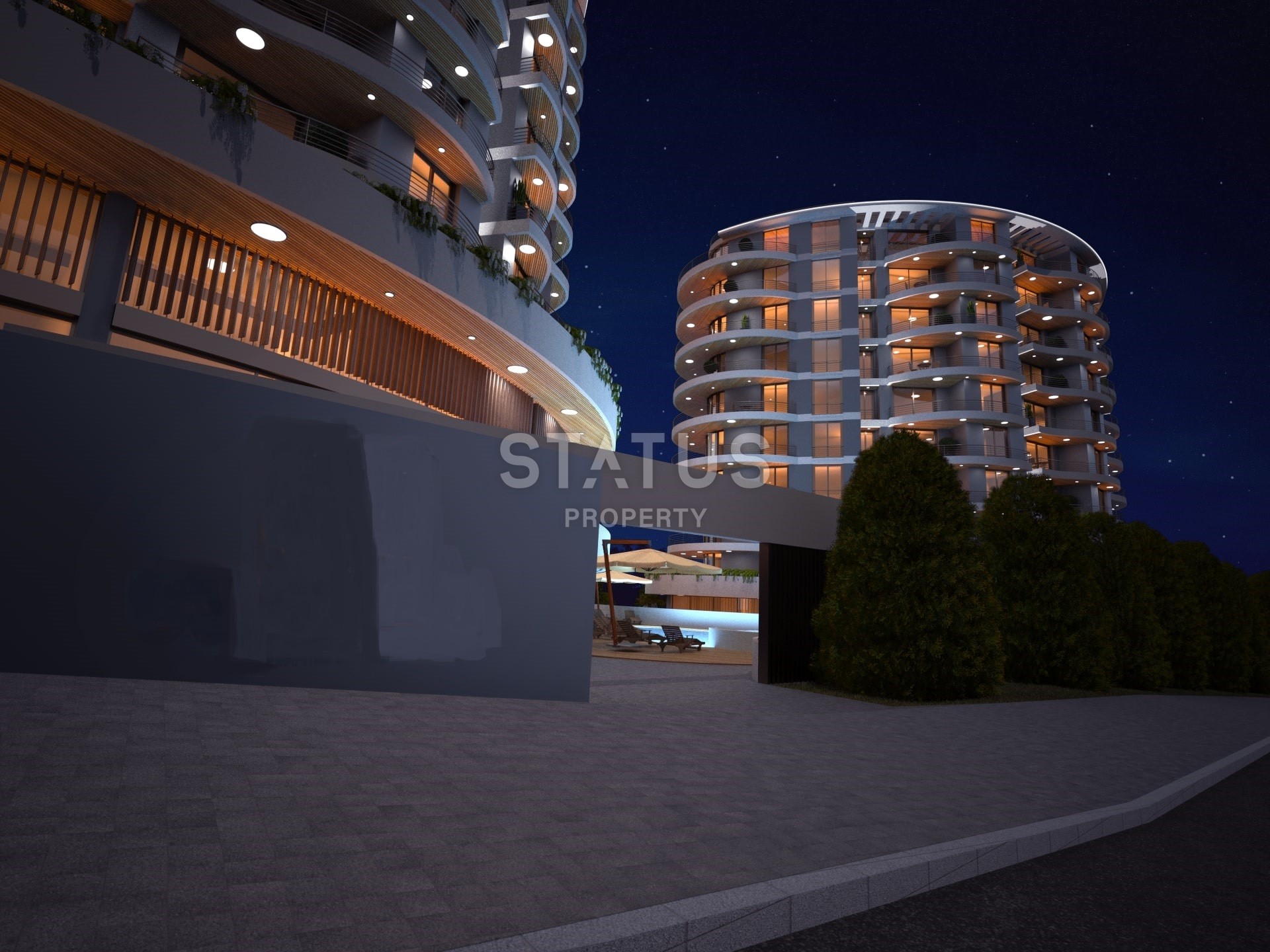 3-room apartment 79 m? in a luxury complex in the center of Kyrenia фото 9