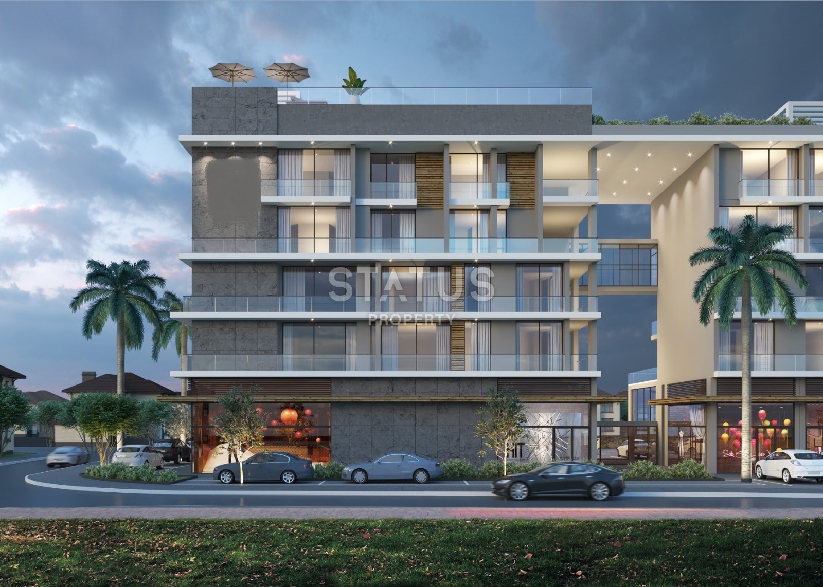 2-room apartment 52 m? in a luxury complex in the center of Kyrenia фото 7