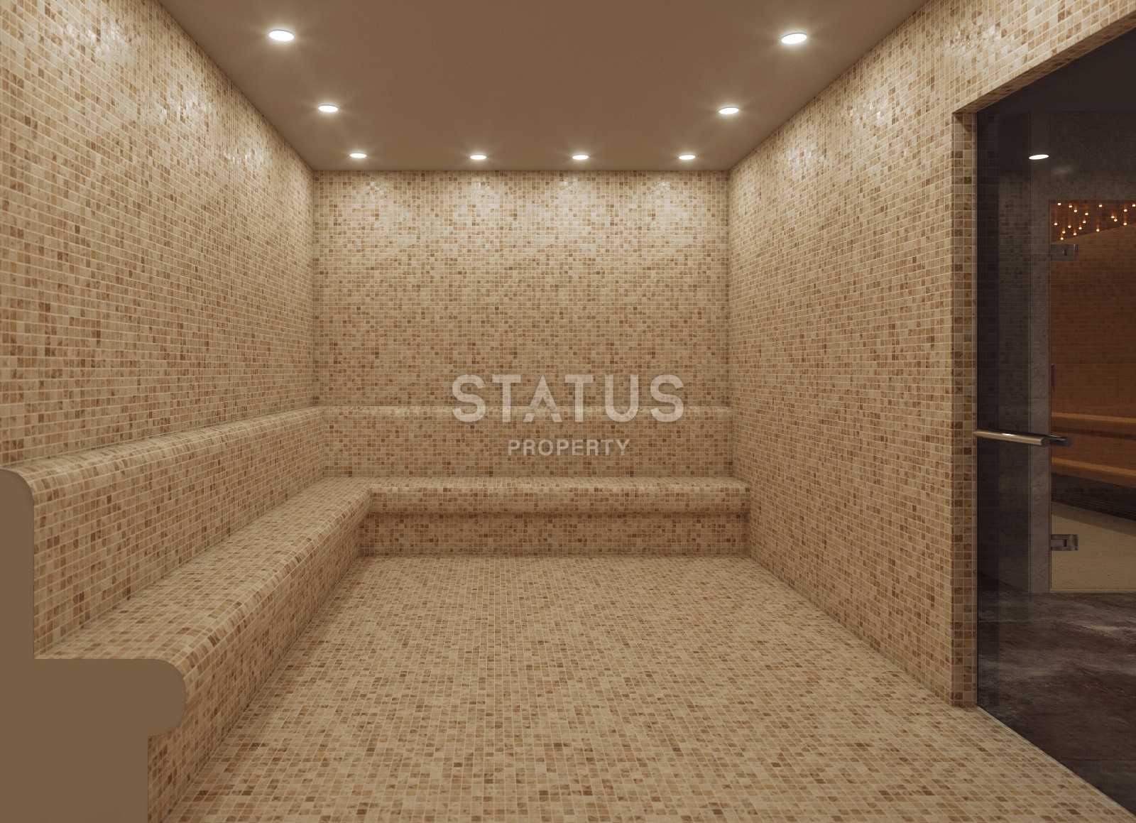 2-room apartment 52 m? in a luxury complex in the center of Kyrenia фото 13