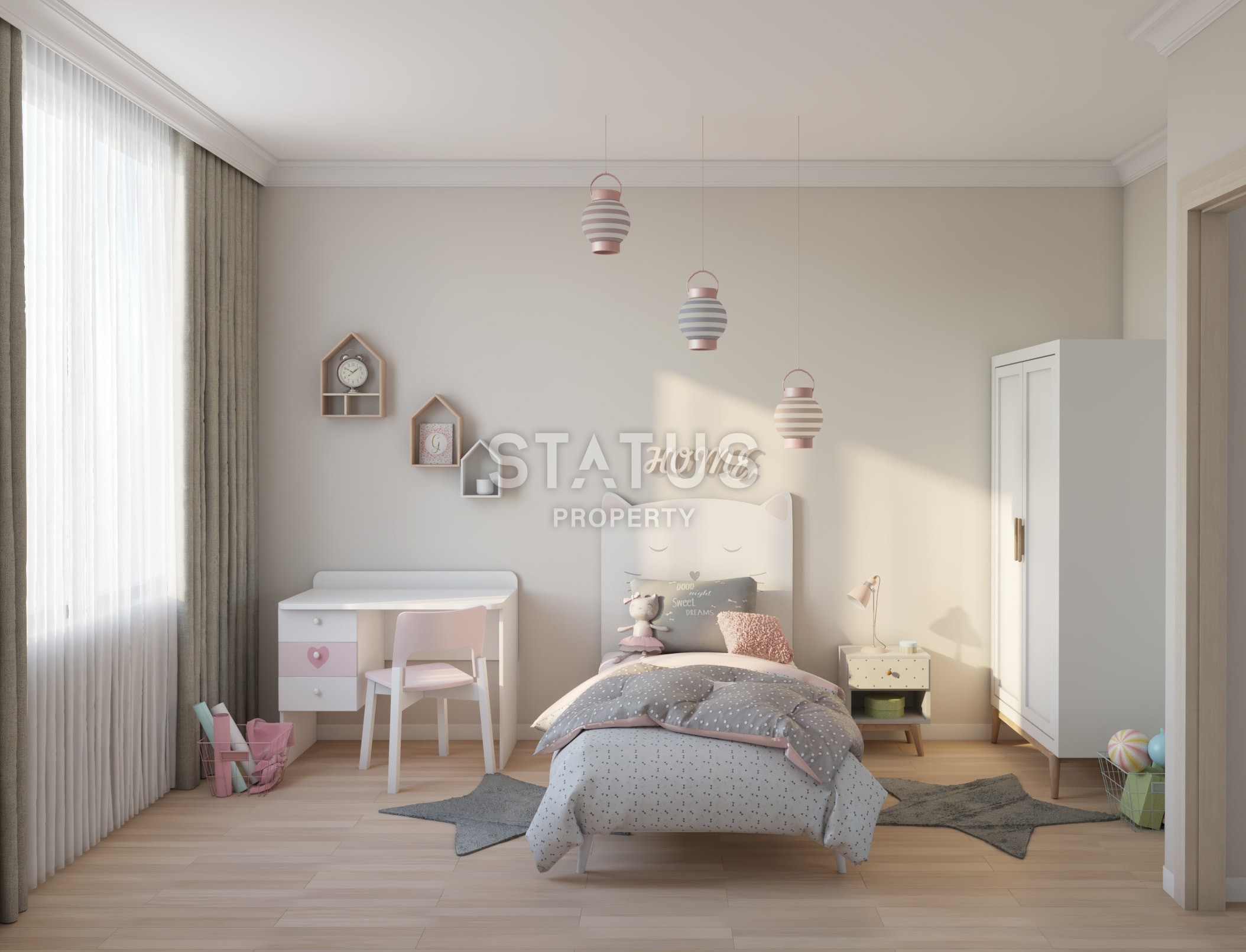 4-комнатные апартаменты  в элитном комплексе в центре Кирении, 125м2 фото 5