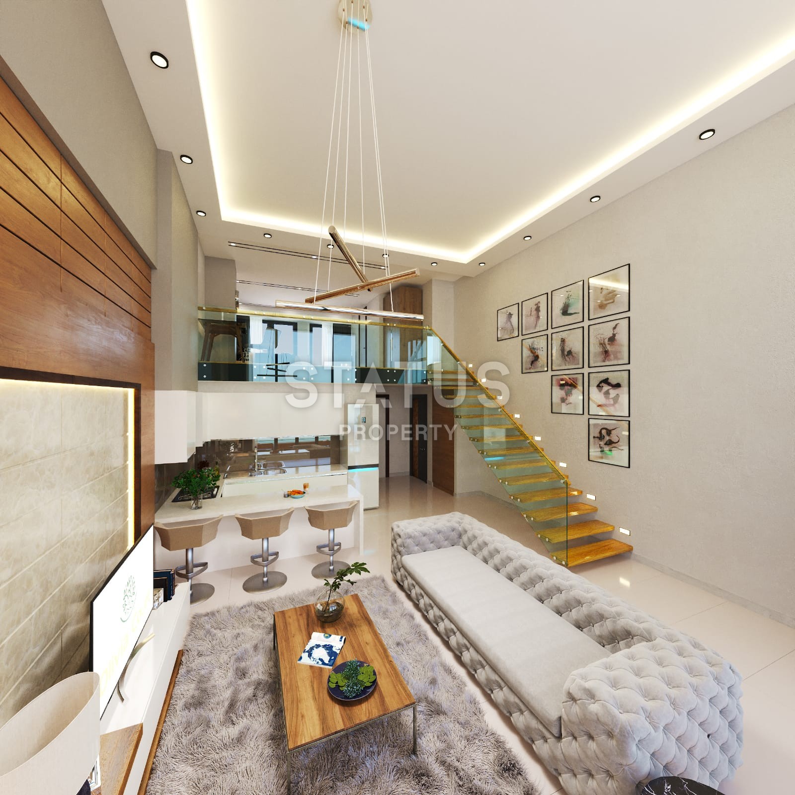 3-комнатные двухуровневые апартаменты 81,6 м?2в 100 метрах от пляжа фото 5